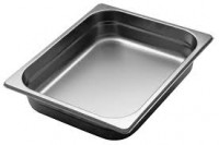 BACINELLA INOX GN 1/2 dimensioni 32,5X26,5 altezza 150 capacità 9,7 lt